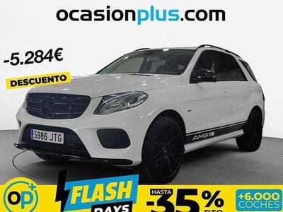 Usado Mercedes GLE500 449 CV (330 kW) 2016 Blanco SUV