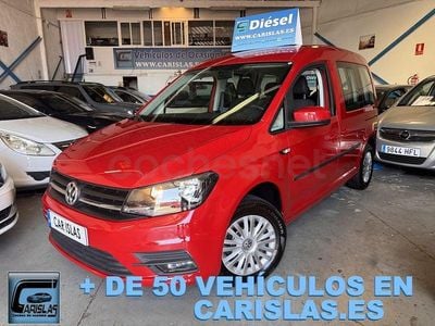 Usado VW Caddy Trendline 102 CV (75 kW) 2020 Rojo Monovolumen