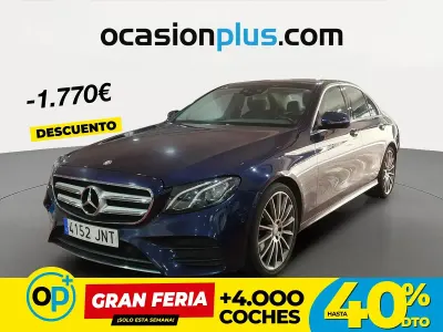 Usado Mercedes E220 194 CV (142 kW) 2016 Azul Berlina