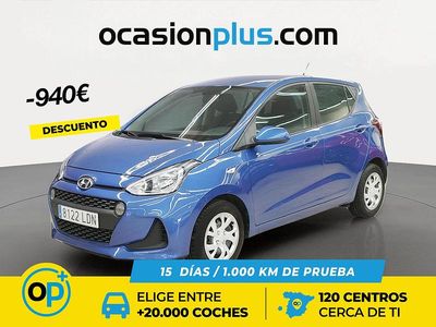 Usado Hyundai i10 66 CV (48 kW) 2019 Azul Utilitario