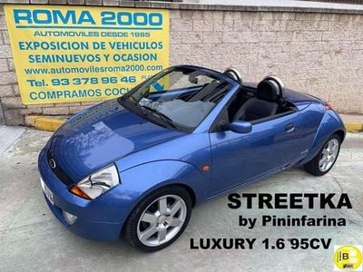 Usado Ford StreetKa 95 CV (69 kW) 2004 Azul Descapotable