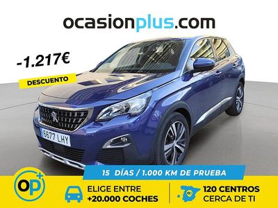 Azul Usado 2020 Peugeot 3008 Allure SUV | 13.390 € (Precio justo)