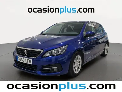 Usado Peugeot 308 Style 131 CV (96 kW) 2020 Azul Utilitario