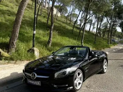 Usado Mercedes SL500 435 CV (319 kW) 2013 Negro Coupe