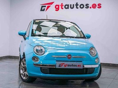 Usado Fiat 500 Lounge 69 CV (50 kW) 2015 Azul Berlina