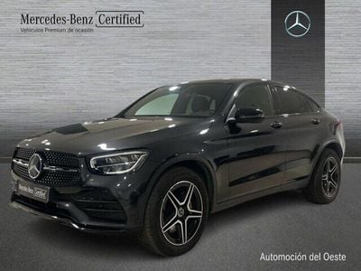 Gris Usado 2021 Mercedes GLC220 AMG line Coupe | 45.900 € (Un poco caro)