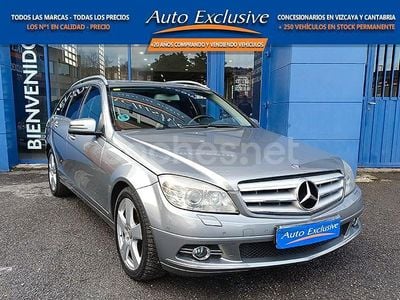 Gris / plata Usado 2008 Mercedes C230 Avantgarde Familiar | 8490 € (Precio justo)