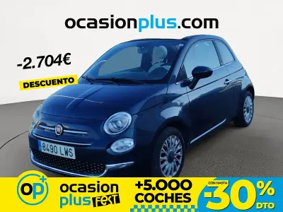 Usado Fiat 500 Dolcevita 70 CV (51 kW) 2022 Azul Descapotable