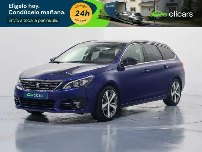 Usado Peugeot 308 SW Allure 131 CV (96 kW) 2019 Azul Familiar