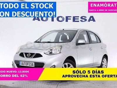 Usado Nissan Micra Acenta+ 80 CV (58 kW) 2014 Gris Utilitario