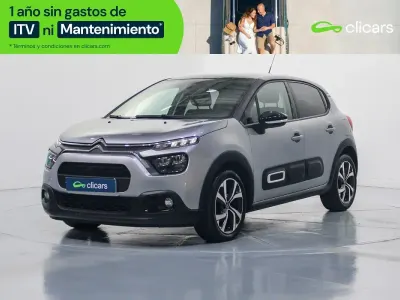 Usado Citroën C3 PureTech 110 CV (80 kW) 2021 Gris Utilitario