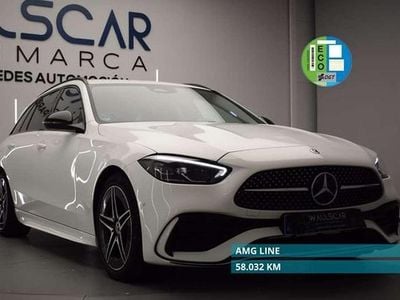 Blanco Usado 2022 Mercedes C220 Familiar | 38.699 € (Caro)