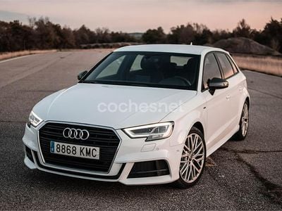 Usado Audi A3 S-Line 150 CV (110 kW) 2018 Blanco Berlina