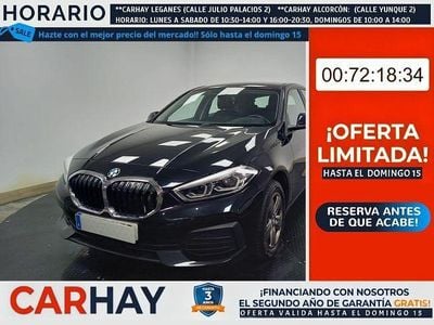 Usado BMW 116 Advantage 117 CV (86 kW) 2020 Negro Utilitario
