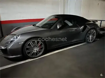Usado Porsche 911 Turbo Cabriolet 520 CV (382 kW) 2015 Gris / plata Descapotable