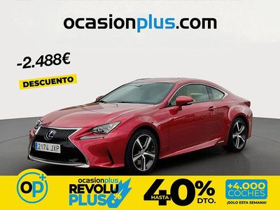 Usado Lexus RC300h Executive Line 223 CV (164 kW) 2017 Rojo Coupe