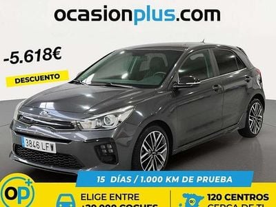 Usado Kia Rio GT-Line 84 CV (61 kW) 2020 Gris Utilitario
