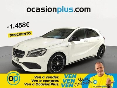 Usado Mercedes A200 AMG line 136 CV (100 kW) 2016 Blanco