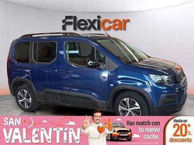 Usado Peugeot Rifter GT-line 100 CV (73 kW) 2019 Verde Monovolumen