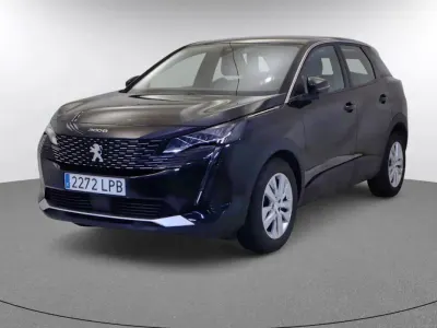 Usado Peugeot 3008 Active 130 CV (95 kW) 2021 Negro SUV