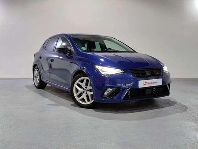 Usado Seat Ibiza FR 116 CV (85 kW) 2018 Azul Utilitario