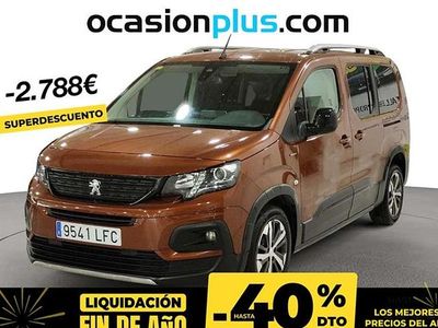 Marrón Usado 2020 Peugeot Rifter GT-line Monovolumen | 16.348 € (Buen precio)