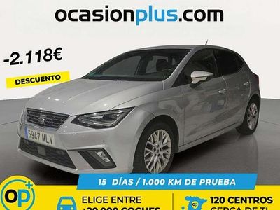 Usado Seat Ibiza FR 110 CV (80 kW) 2023 Plateado Utilitario