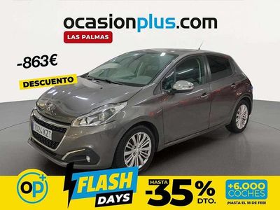 Usado Peugeot 208 Signature Sky 83 CV (61 kW) 2019 Gris Utilitario