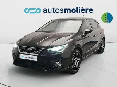 Usado Seat Ibiza FR 90 CV (66 kW) 2019 Negro Utilitario