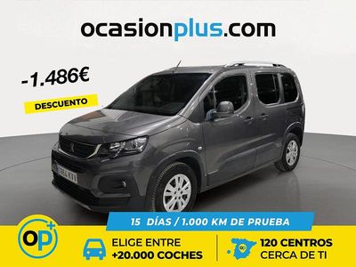 Usado Peugeot Rifter Allure 110 CV (80 kW) 2019 Gris Monovolumen