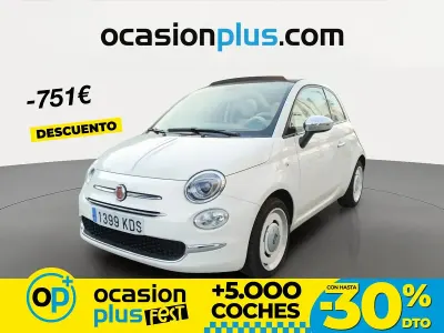 Używany Fiat 500 69 KM (50 kW) 2017 Biały Kabriolet