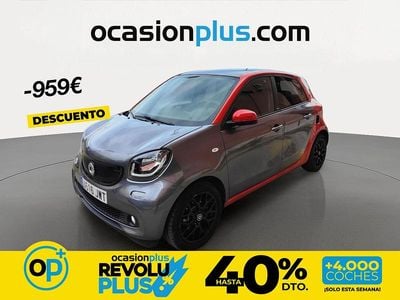 Usado Smart ForFour Passion 90 CV (66 kW) 2017 Gris Utilitario