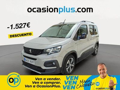 Usado Peugeot Rifter GT-line 100 CV (73 kW) 2019 Gris Monovolumen