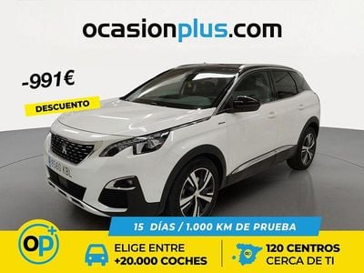 Blanco Usado 2017 Peugeot 3008 GT-line SUV | 13.390 € (Precio justo)