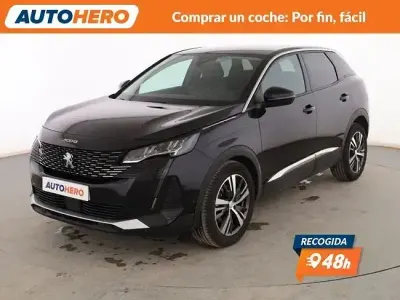 Usado Peugeot 3008 Allure 130 CV (95 kW) 2021 Negro SUV