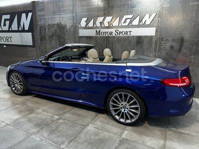 Azul Usado 2018 Mercedes C220 Descapotable | 37.200 € (Caro)