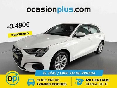 Usado Audi A3 110 CV (80 kW) 2021 Blanco Berlina