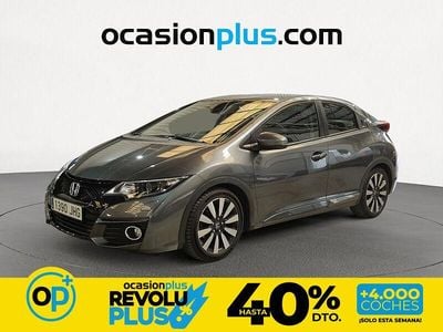 Usado Honda Civic Elegance 100 CV (73 kW) 2015 Gris Utilitario