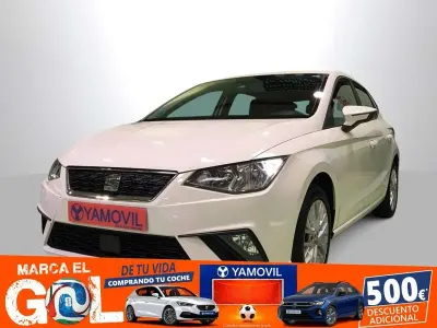 Usado Seat Ibiza Style 75 CV (55 kW) 2018 Blanco Utilitario