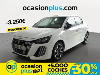 Usado Peugeot 208 Allure 100 CV (73 kW) 2025 Blanco Utilitario