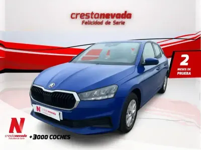 Käytetty Skoda Fabia Ambition 95 HP (69 kW) 2023 Sininen Viistoperä