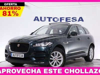 Usado Jaguar F-Pace Portfolio 300 CV (220 kW) 2017 Verde SUV