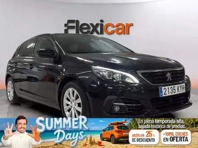 Usado Peugeot 308 Style 100 CV (73 kW) 2019 Negro Berlina