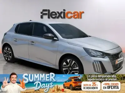 Usado Peugeot 208 Allure 100 CV (73 kW) 2025 Gris Utilitario