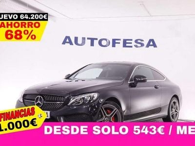 Usado Mercedes C220 AMG 170 CV (125 kW) 2016 Negro Coupe