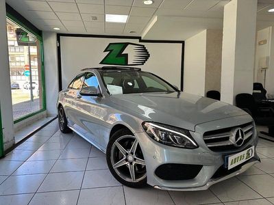 Usado Mercedes C220 Exclusive 170 CV (125 kW) 2014 Gris / plata Berlina