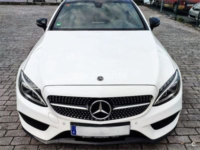 Usado Mercedes C300 AMG line 245 CV (180 kW) 2017 Blanco Coupe