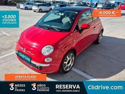Rojo Usado 2010 Fiat 500 Lounge Utilitario | 6390 € (Precio justo)