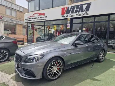Usado Mercedes C63 AMG 476 CV (350 kW) 2020 Gris / plata Berlina