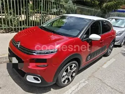 Usado Citroën C3 PureTech 82 CV (60 kW) 2018 Rojo Utilitario